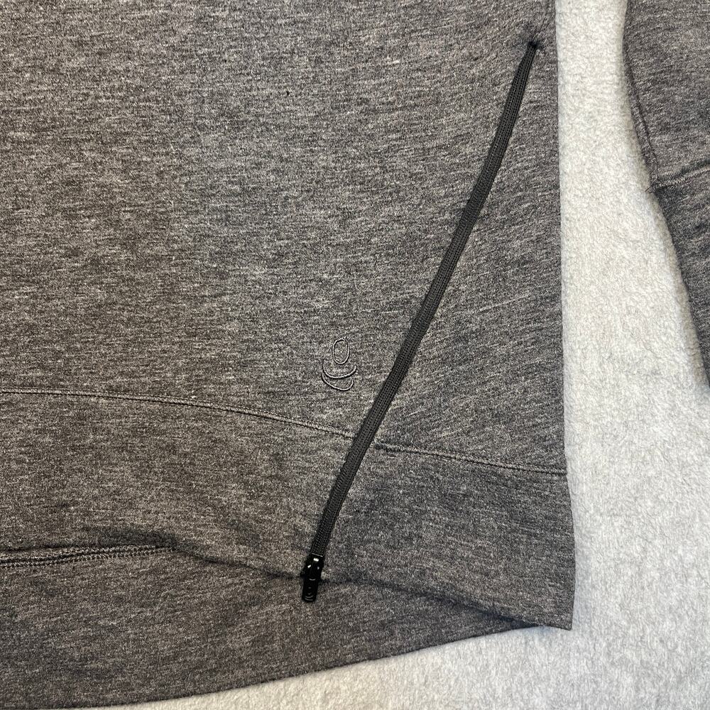 cuddl duds t-shirt gray crew neck long sleeve womens small - Picture 2 of 7